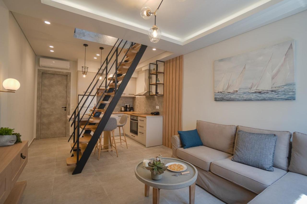 Ferienwohnung Jacuzzi Maisonette In Sfakia Center 'New 2023' Khóra Sfakíon Exterior foto